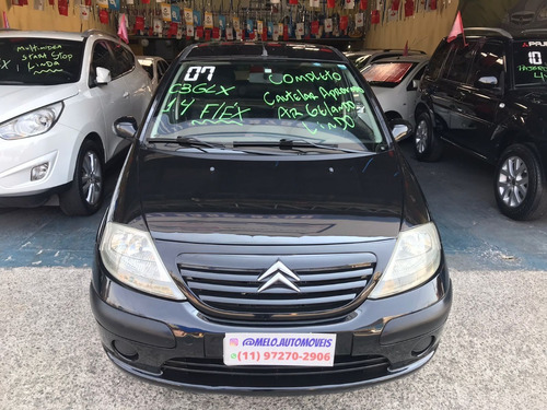 CITROEN C3 1.4 FLEX COMPLETO 2007  AR GELANDO, TOP!