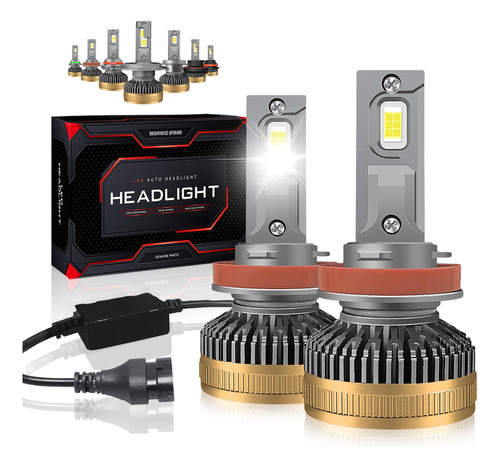 Kit De Faros Led H4 H7 H11 H13 9005 9006 9007 Alta Baja 180w