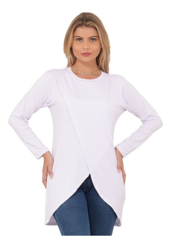 Blusa Manga Comprida Blusinha Feminina Vest Legging Inverno