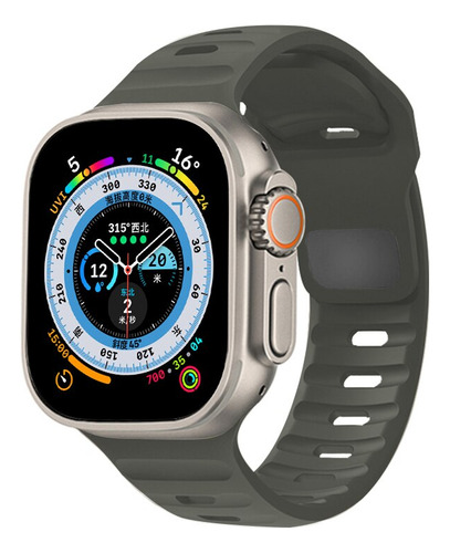 Correa De Silicona Suave Para Apple Watch Pulsera Deportiva