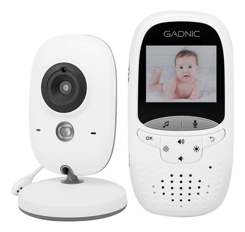 Baby Call Camara Monitor Seguridad Bebes Intercomunicador Color Blanco