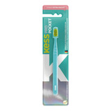 Escova Dental Extra Macia Kess Pro Pocket Belliz Verde Água