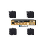 Som Ambiente Amplificador +4caixa Soundcast 100w Qualidade