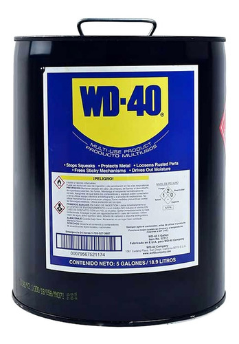 Wd-40 Lubricante De 5 Galones De 18,925 Lts