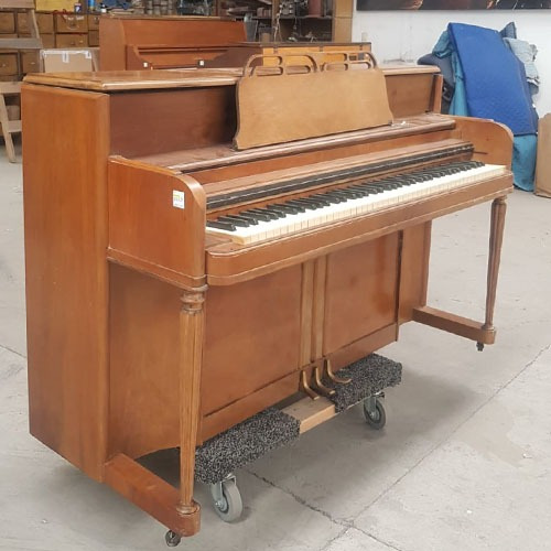 Piano Tipo Espineta Madera De Roble Kimball