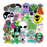 Stickers Vinilos Calcomanias Aliens - Auto Termo Notebook 
