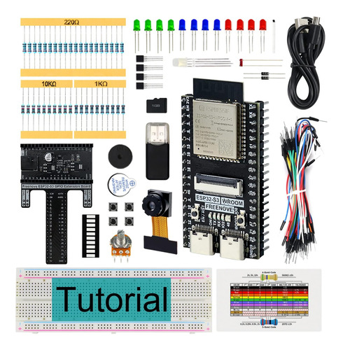 Kit De Inicio Básico Freenove Para Esp32-s3-wroom (incluido)