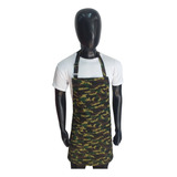 Delantal Pechera Cocina Camuflado Gabardina Chef