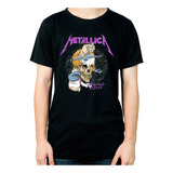 Remera Metallica Damaged Justice Rock  265 Dtg Minos