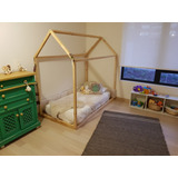 Cama Casa Montessori (sin Colchón) Para Niños