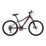 Bicicleta Olmo Safari 240 Rodado 24 Negro Y Violeta 