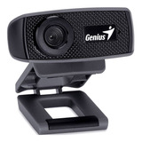 Webcam Genius Hd 1000x Color Negro 720p Hd Con Micrófono