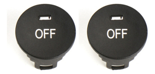 2 Botones De Interruptor Para Panel De Aire Acondicionado Y