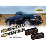 Kit De Emblemas Laterales Chevrolet Silverado 1999-2007