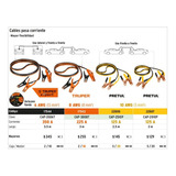 Cables Pasa Corriente Truper Cap-3008t 3 Metros De Largo