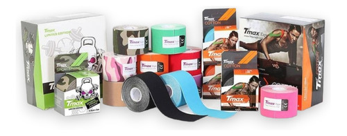 Fita Tape Bandagem Adesiva Elástica Tmax Kinesiology Premium