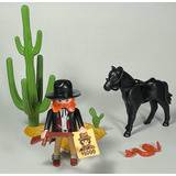 Playmobil Western New Sheriff Xerife Velho Oeste E Cavalo