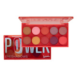 Paleta Power Eyeshadows Luisance 10 Cores Super Sombras Mate