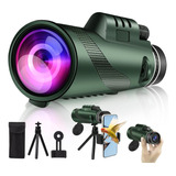 Telescopio Monocular Hd De 80 X 100 Bak4 +tripode +adaptador