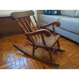 Cadeira De Balanço Infantil Em Madeira Maciça