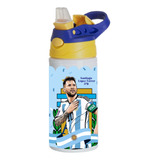 Botella Agua Colegio Messi Futbol Personalizada Niños