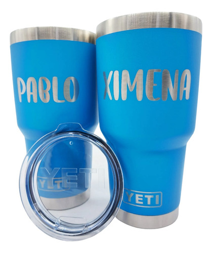 Vaso Térmico Yeti Acero Inoxidable Personalizado Laser 2pzas