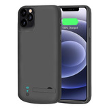 Funda Cargadora Recargable Para iPhone 12 Pro Max - Negra