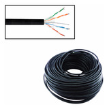 Rollo De Cable Utp Para Red Modelo Cat 5e Para Exteriores