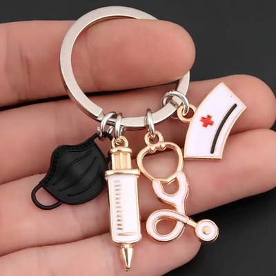 Llavero Regalo Enfermera Doctora Estudiante De Medicina Jeringa Estetoscopio Medico Enfermería 1 Pza Tender Lihome | MercadoLibre