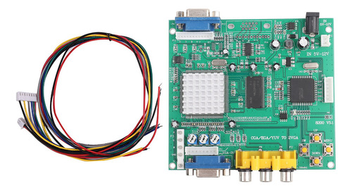 Adaptador Yuv Vga Cga/ega//rgb Para Jogo De Arcade Vídeo Hd