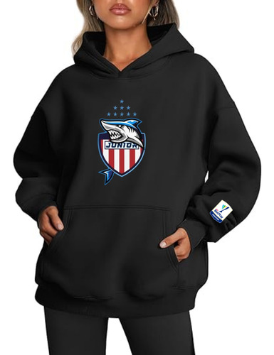 Hoodie Buzo Unisex - Junior De Barranquilla Liga Betplay