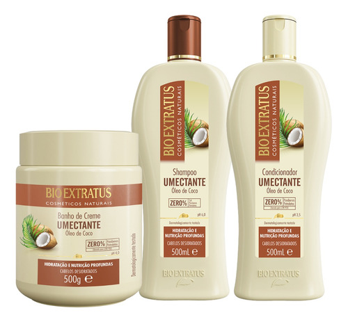 Kit Umectante Repara E Hidrata Bio Extratus Oferta 500ml