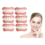 6×set De Prótesis Profesionales Silicona Brillante Dentes G