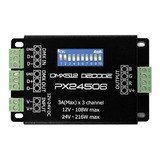 Placa Controladora Dmx Rgb 3 Canales 9a Tira De Led Leds