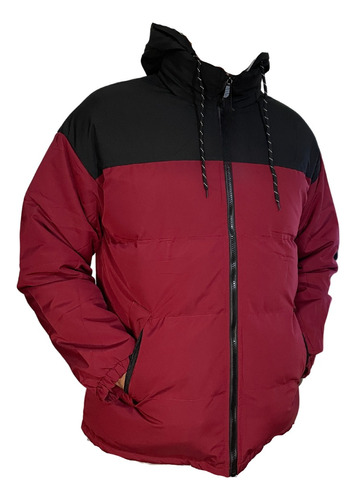 Campera Importada Puffer Nordic Hombre C/capucha Casual Urb