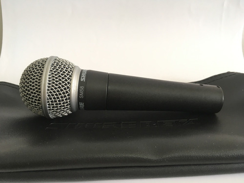 Microfone Shure Sm Sm58-lc Dinâmico  Cardióide Cinza-escuro