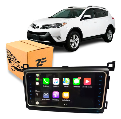 Radio 8  Carplay-android Rav4 2013-2019 / Conector Original