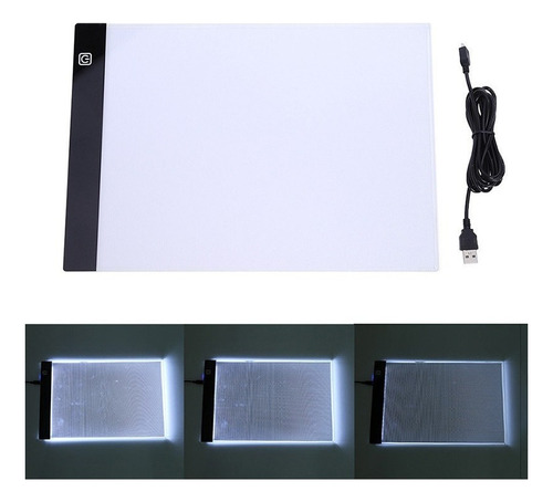 A4 Led Desenho Tablet Digital Graphics Pad Usb Led Light