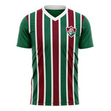 Camiseta Braziline Volcano Fluminense Masculino - Vinho E Ve