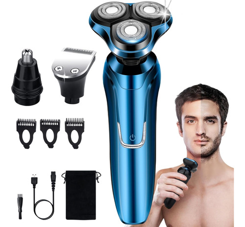 Afeitadora Handsomeface Electrica Inalambrica Para Hombre