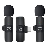 Microfono Inalambrico 2 Mic Celular Usb Tipo C - Corbatero