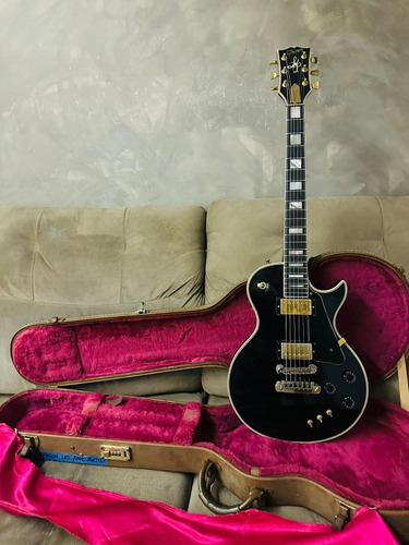 Guitarra Gibson Custom Black Artist 1980 Raridade