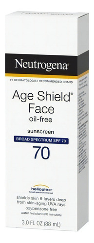 Neutrogena Oil-free Age Shield Face Spf70 88ml