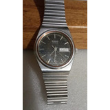 Rado Quartz Acero Doble Fechador Cristal De Los 70s 