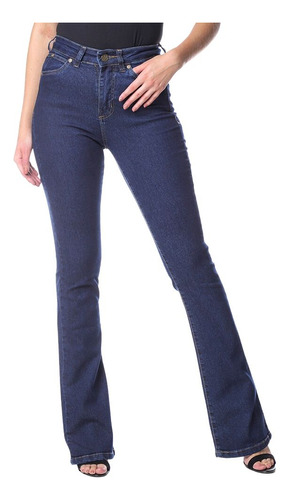 Calça Jeans Feminina Wrangler Azul Escuro Ref. Wf5106un