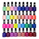 Kit 20 Esmaltes Gel 10ml Kaisa Unhas Uv Led Envio Já