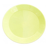 Plato Grande Redondo Plastico Duro 23cm X 10u.