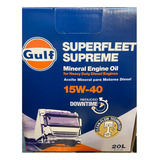  Aceite Gulf Superfleet 15w40 Supreme X 20 Litros