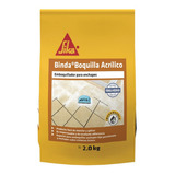 Sika Binda Boquilla Acrílico Mortero Impermeable Blanco 2kg