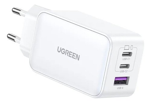 Ugreen Nexode 2 Usb A+1 Usb C 65w Carregador Rápido Pd Gan